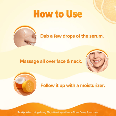 Aqualogica Glow+ 30X Vitamin C Hydrating Essence Serum