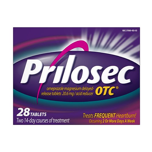 Prilosec OTC Acid Reducer 20MG, 28 Tablets