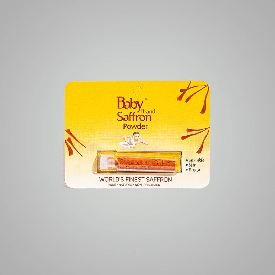 Premium Baby Saffron Powder: Set of 2 Packets, 1gm Each - 2 gms