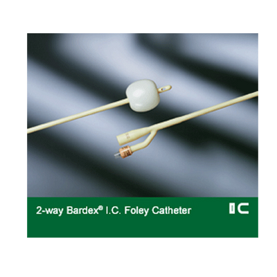 Bardex Infection Control Foley Catheter with Hydrogel Silver Coating