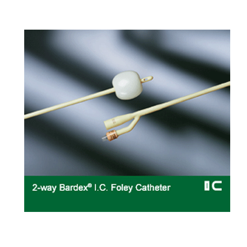 Bardex Infection Control Foley Catheter with Hydrogel Silver Coating