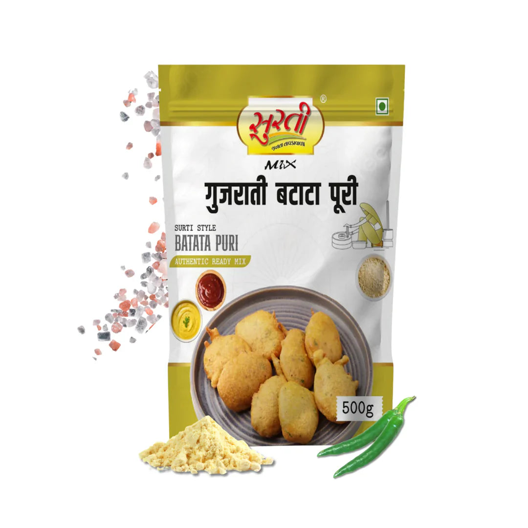 Surtimix Gujarati Batata Puri Aata | Ready To Eat 500 gms
