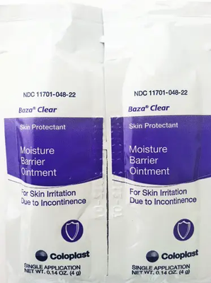 Baza Clear Moisture Barrier Ointment 4 gram Packets 300/Case