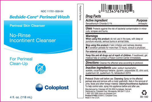 Bedside Care No-Rinse Body Wash & Shampoo Incontinent Cleanser