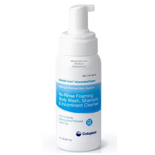 Bedside-Care Unscented Foam Bathing Perineal Skin Cleanser 8 oz