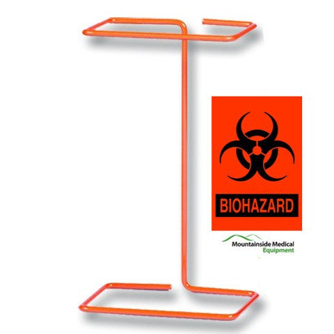 Biohazard Benchtop Wire Bag Holder