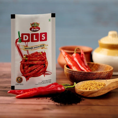 Aslee Paliwala Jain Pickles Marwadi Athna Mirchi – Red Chilly - 400 gms