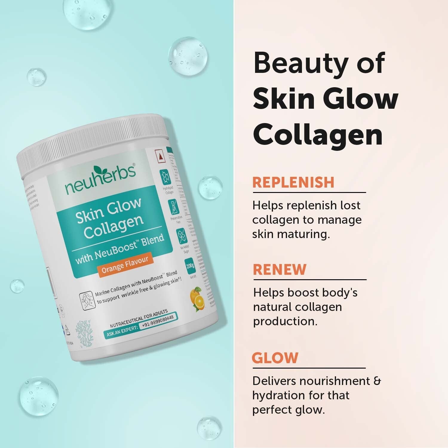 Skin Glow Collagen Powder for Glowing Skin