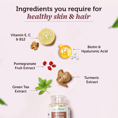 Hair & Skin Vitamins for Glowing Skin & Healthy Hair