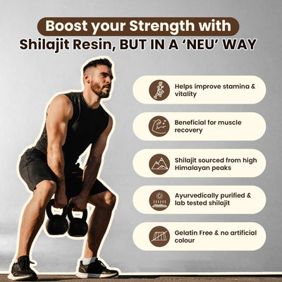Pure Himalayan Shilajit Gummies 30 (Tamarind Flavour) for Stamina