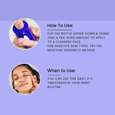 Foxtale 0.15% Beginner Friendly Retinol Night Serum, Anti-Aging, Reduces Fine Lines and Wrinkles, For Younger-looking Skin