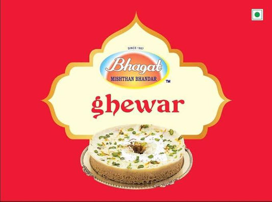 Bhagat Mishthan Bhandar Teej Ghewar - Mini Fika ( Pack of 9 Pc )
