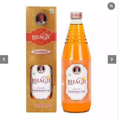 Bhagji Chandrasudha (Chandan Kesar) Sharbat- 750 ML