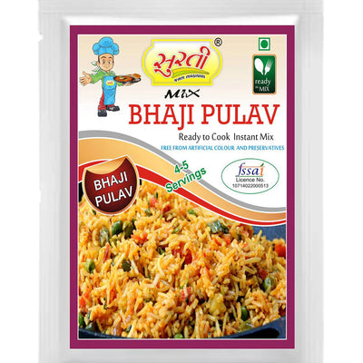 Surtimix Bhaji Pulav Masala | Ready To Eat 200 gms
