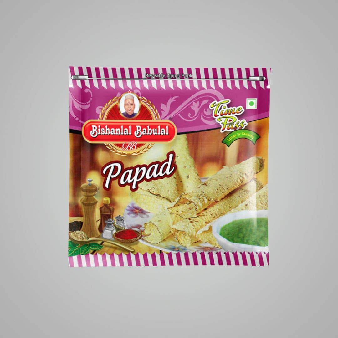 Bishanlal Babulal Tikadi Papad - 250 gms