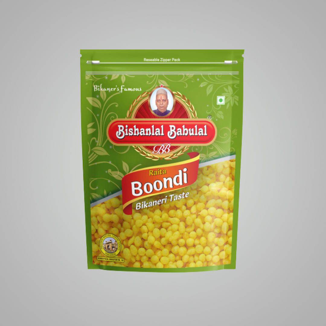 Bishanlal Babulal Raita Boondi - 500 gms