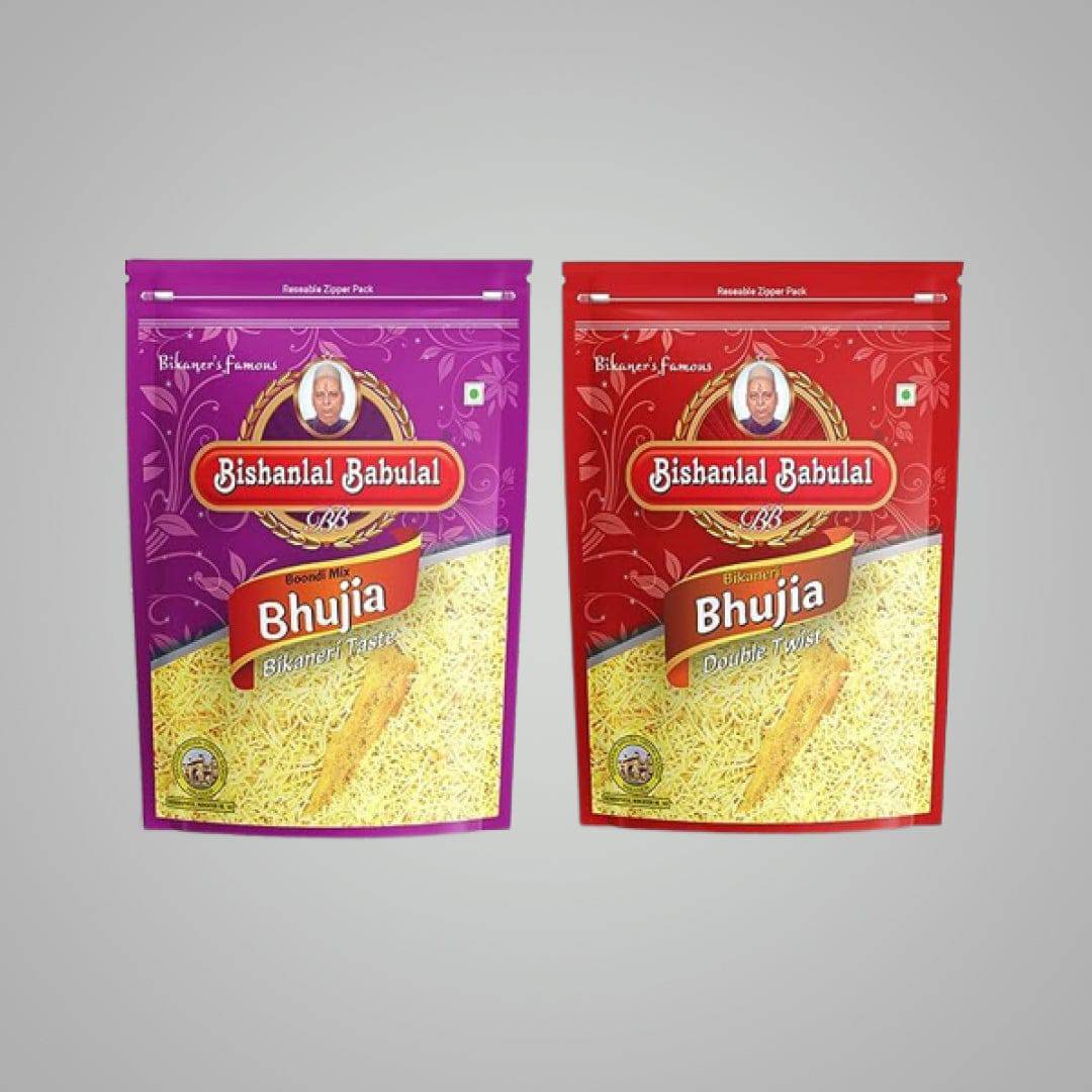 Combo: Bhujia & Boondi Mix Bhujia - 500 gms