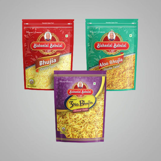 Combo: 3 No Bhujia & Karor Pati Bhujia - 750 gms