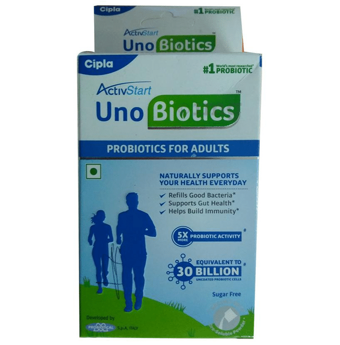 ActivStart UnoBiotics Probiotics Sachet for Adults' Gut Health |  packet of 1 Sachet