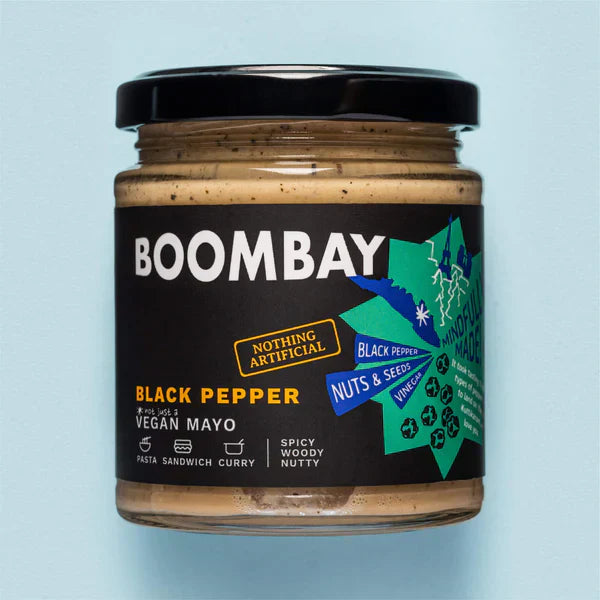 Boombay Most Loved Vegan Mayos: Garlic & Black Pepper