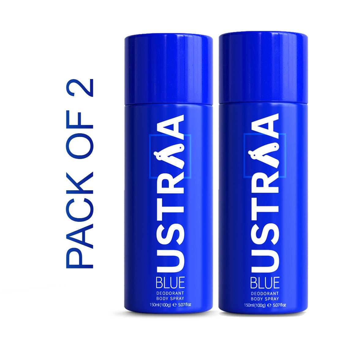 Ustraa Blue Deodorant Body Spray ( Pack of 2 )