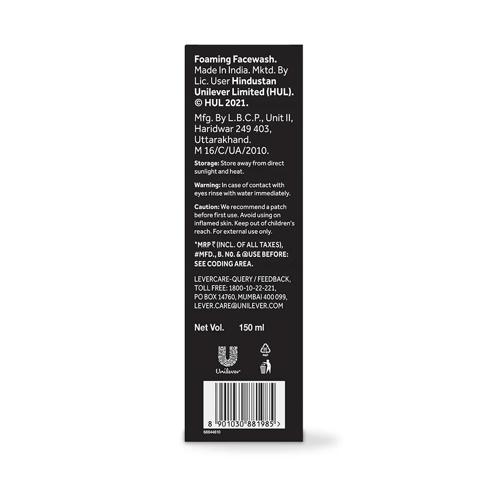 Pond's Pure Detox Foaming Brush Facewash - 150 ml