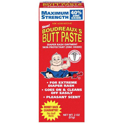 Boudreaux’s Butt Paste Maximum Strength Diaper Rash Ointment