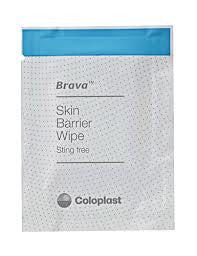 Brava Skin Barrier Wipes, Sting-Free, 30/Box