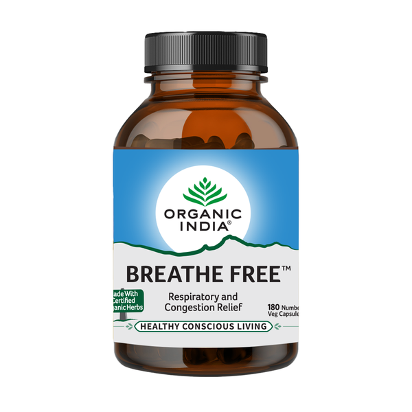 Organic India Breathe Free 180 Cap