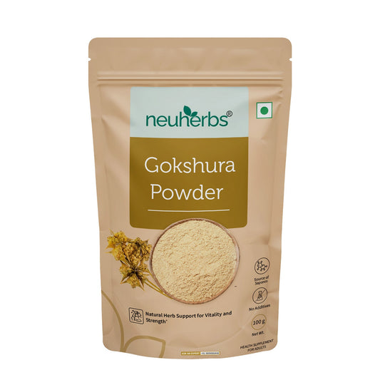 Pure Gokshura Powder (100gm) to Boost Strength & Energy
