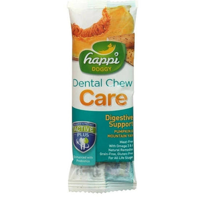 Happi Doggy Dental Chew Care Digestive Support Pumpkin & Mountain Yam