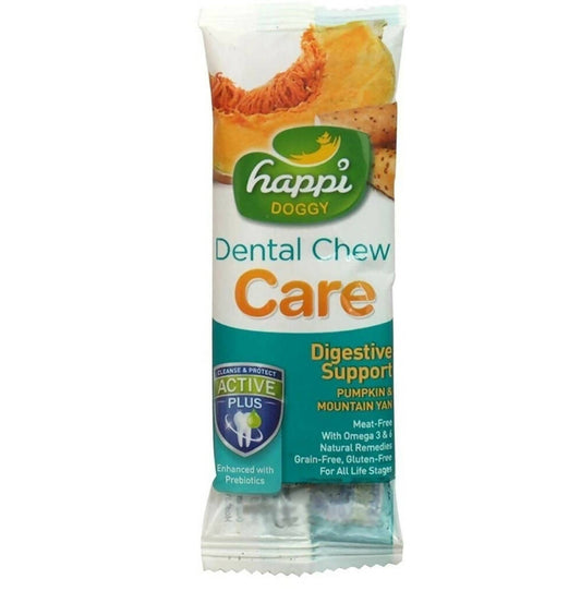Happi Doggy Dental Chew Care Digestive Support Pumpkin & Mountain Yam