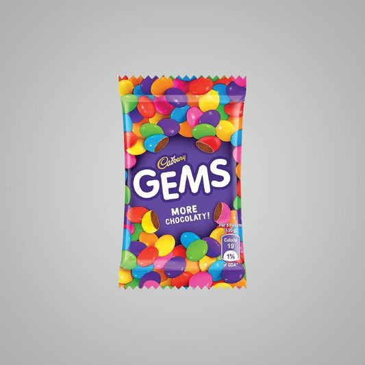 Cadbury Gems  Pack of 10 - 50 gms