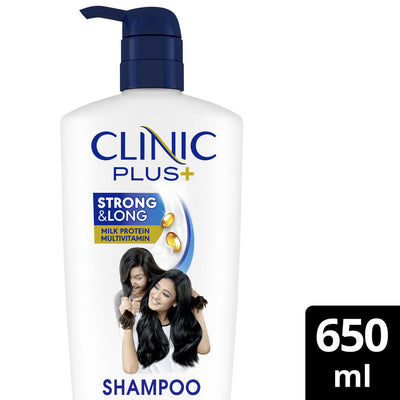 Clinic Plus Strong & Long, Milk Protein & Multi-Vitamin Health Shampoo