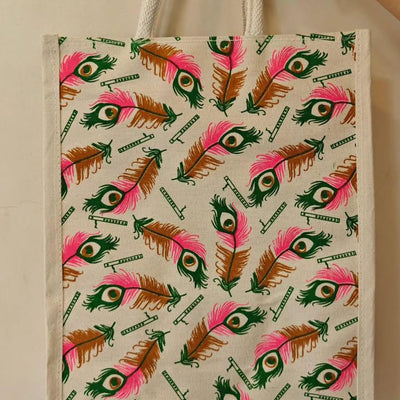 Stylish Canvas Bag – Perfect for Gifting | Mix Designs | 12*14 inches
