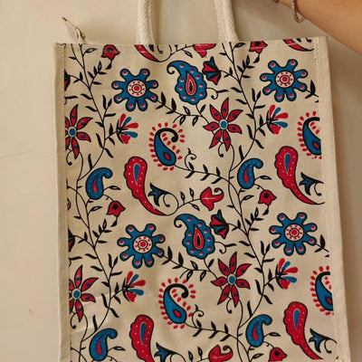 Stylish Canvas Bag – Perfect for Gifting | Mix Designs | 12*14 inches