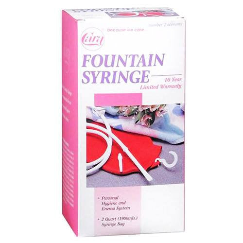 Red Rubber Enema Fountain Flush System