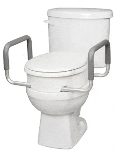 Carex Raised Toilet Seat Elevator with Handles B317-00