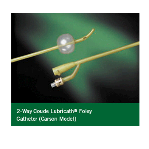 Bardex Carson Infection Control Foley Catheter with Olive Coude Tip