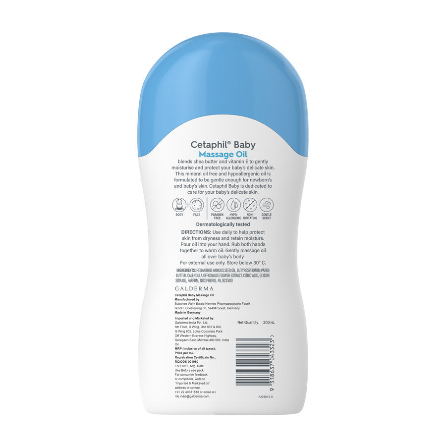 Cetaphil Baby Massage Oil (200 ml)