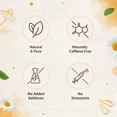 Chamomile Flower Tea For Blissful Sleep and Calm Mind- 30 gm