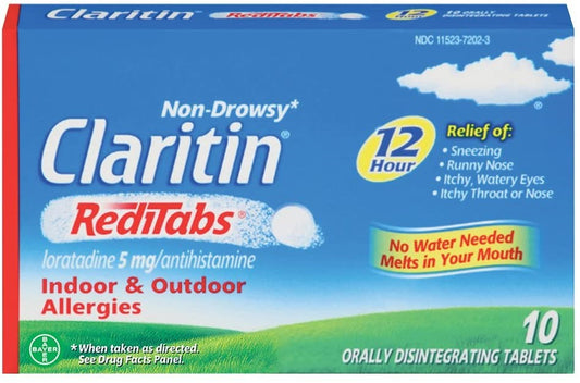 Claritin Allergy Relief 12 Hour 10mg Reditabs 10 ct