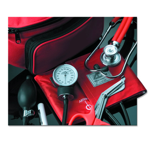 Emergency Response Fanny Pack Kit, Stethoscope, BP, Penlight,Scissors