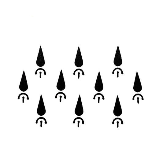 Comet Busters Traditional Beautiful Black Bindi (BIN443)