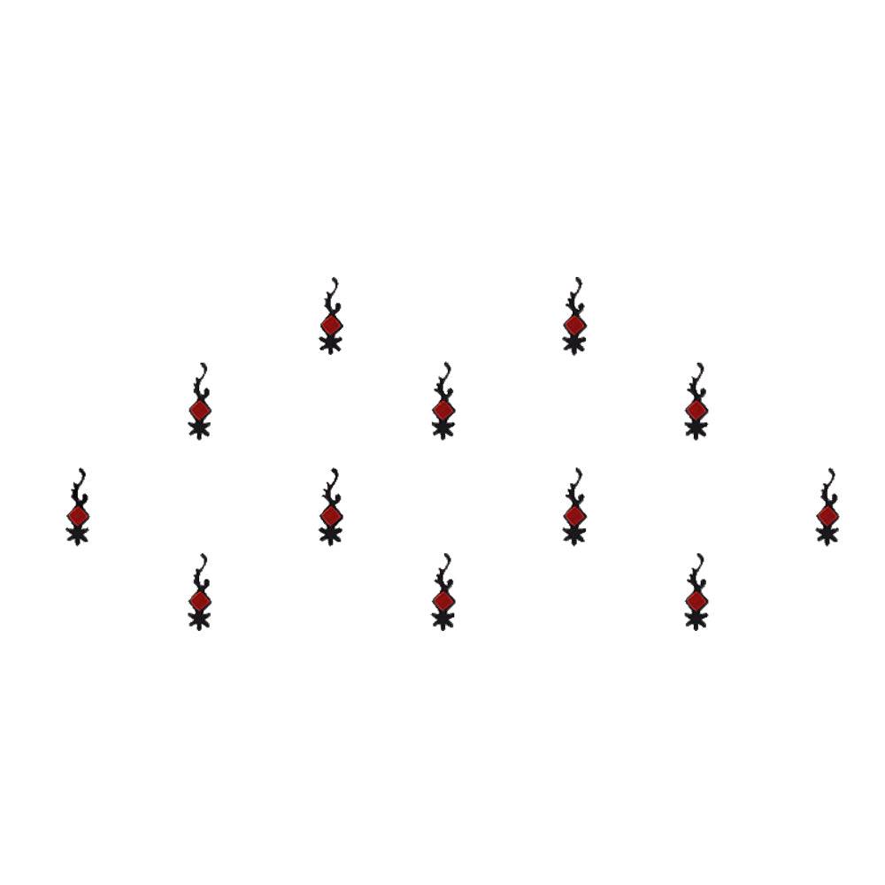 Comet Busters Traditional Black and Maroon Bindi (BIN897)
