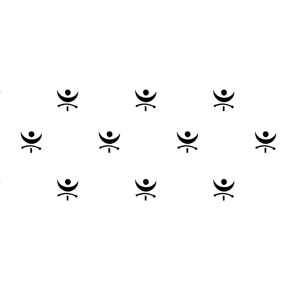 Comet Busters Traditional Black Fancy Bindis (BIN066)