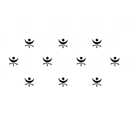 Comet Busters Traditional Black Fancy Bindis (BIN066)
