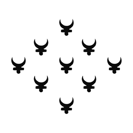 Comet Busters Traditional Black Moon Bindis (BIN1156)