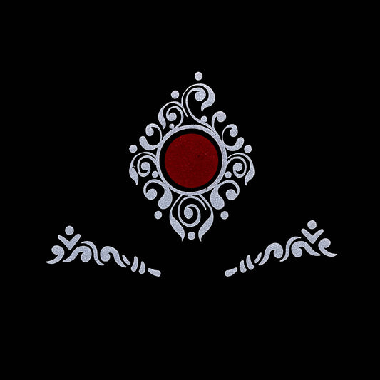 Comet Busters Traditional Bridal Bengali Wedding Bindi for Women (BIN1977)