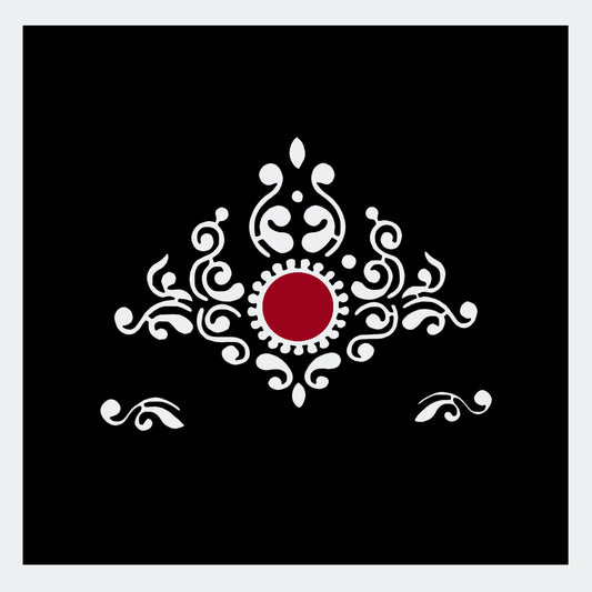 Comet Busters Traditional Bridal Bengali Wedding Bindi for Women (BIN2051)